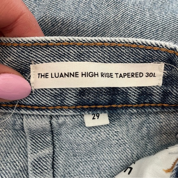 Aritzia Denim Forum The Luanne High Rise Tapered 30L Jeans 29 - Picture 14 of 16